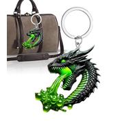 Big Cracks Dragon | Breathing Dragon Bag Keychain Pendant | Collecting Enthusiasts Novelty Souvenir Animal Figure For Traveling, Traveling