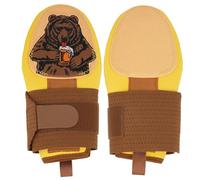 Big Crazy Baseball Sliding Mitt Youth and Adult, Drippy Drip Accessory, Flexible Breathable Durable, Funny Design Beer Bear Ice Cream Cow (Beer Bear-S/Ages 6-12)