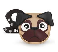 Big Crazy Golf Club Head Covers, Putter Cover with Strong Magnetic Closure, Square Mallet Putter Cover, Waterproof, Funny Design French Bulldog Pug Dog