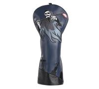 Big Crazy Golf Headcovers - Funny Golf Club Covers - Tour Grade PU Leather - Golf Driver Headcover, Waterproof, Soft Lining Golf Gift Birthday Gifts Grim Reaper Death Golf (Blue), 86010379