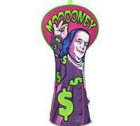 Big Crazy Unique Golf Head Covers - Franklin Funny Design - Driver Headcover with Waterproof Leather - Golf Club Protector and Practical Present
