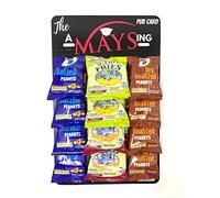 Big D Salted & Dry Nuts Bacon & Scampi Fries 12 Packs 'AMaysing' Pub Card
