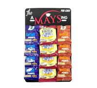Big D Salted & Dry Nuts Smiths Bacon Fries 12 Packs 'AMaysing' Pub Card
