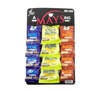 Big D Salted & Dry Nuts & Smiths Scampi Fries 12 Packs 'AMaysing' Pub Card