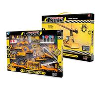 Big Daddy Construction Toy Set Perfect Kids Construction Play Set With Over 40 Pieces Of Kids Construction Toys To Create The Perfect Imaginitive Construction Zone