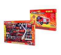 Big Daddy Fire Rescue Toy Play Set Includes over 40 Fire Truck Toy And Accessories To Create The Perfect Emergency Scene