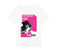 Big Daddy Kane - Dark Gable T-Shirt, Women's Plus, White, 6X