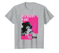Big Daddy Kane - Dark Gable T-Shirt, Youth, Heather Grey, Medium