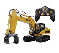 Big Daddy Super Powerful Full Functional DIE-DAST 15 Channel Professional Remote Control Excavator Timber Grab Toy With Lights & Sound