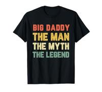 Big Daddy The Man The Myth The Legend Vintage Gift Christmas T-Shirt