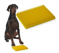 BIG DAWG® Slow Feeder Dog Mat, Large Silicone Licking Tray with Spiky Texture, Anti-Slip base, Anxiety Relief and Boredom Reduction, Dishwasher Safe (SPIKY SNUFFLE MAT)