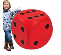 Big Dice Jumbo - foam dice's - large foam dice for kids - Edge Giant Dices - 17CM Soft Large Dices for Classroom Math Games | For Kids/Math Learning, Quality Party Favors, Classroom And School Supplie