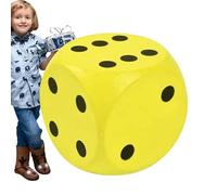 Big Dice Jumbo - foam dice's - large foam dice for kids - Edge Giant Dices - 17CM Soft Large Dices for Classroom Math Games | For Kids/Math Learning, Quality Party Favors, Classroom And School Supplie