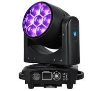 Big Dipper 7x40W LED Moving Head Light, 4-in-1 Bee Eye RGBW DJ Light for Party, Stage Lighting with Sound Activated/Auto/DMX512 Control, Stage Spotlight Uplight for Events Church Wedding Disco