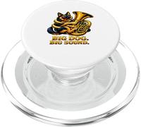 Big Dog Big Sound Funny German Shepherd Baritone PopSockets PopGrip for MagSafe