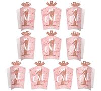 Big Dot of Happiness 1st Birthday Little Miss Onederful - Table Decorations - Girl First Birthday Party Fold and Flare Centerpieces - 10 Count
