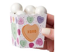 Big Dot of Happiness Valentine Hearts Mini Favor Boxes, Pastel Galentine's & Valentine's Day Party Treat Candy Boxes - Set of 12