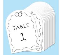 Big Dot of Happiness Wedding Rings Table Numbers, Engagement and Anniversary Party Decor, Wedding Centerpieces, Double-Sided 5 x 7 inches Cards, Table Numbers - 1-20