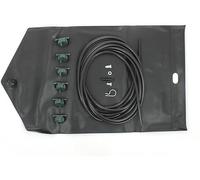 Big Drippa Watering Kit (Including 6 Adjustable Drippers), Black, 30x20x5 cm