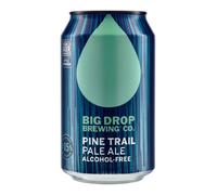 Big Drop Pine Trail - Non Alcoholic Pale Ale Can, Pack of 6 Cans