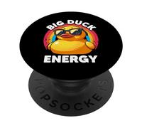 Big Duck Energy Duckie I Love Ducks Lovers Funny Rubber Duck PopSockets Adhesive PopGrip