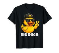 Big Duck happy Graphic Tees Men Rubber Duck Cool T-Shirt