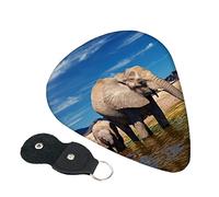 Big Ears Elephant Guitar Picks, 6 Pack Includes Thin(.46mm), Medium(.71mm) & Heavy Gauges(.96mm) Suitable For Guitar, Ukulele, Etc.