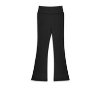 BIG ELEPHANT Girls Flare Leggings Kids Bell Bottoms High Waisted Bootcut Yoga Dance Flared Pants Black