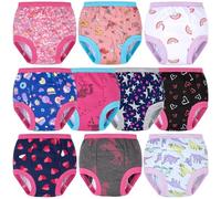 BIG ELEPHANT Toddler Training Pants, Soft Cotton Absorbent Training Underwear for Baby Boys & Girls