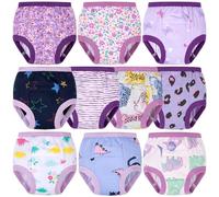 BIG ELEPHANT Toddler Training Pants, Soft Cotton Absorbent Training Underwear for Baby Boys & Girls
