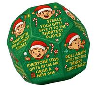Big Elf Themed Gift Exchange Dice Interactive Party Game 12 Sides Rules Play Holiday Fun Activity Swap Gift Extra Large Christmas Party
