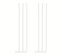 Big Eye Curved Beading Needles for Bead Spinner, Stainless Steel DIY Bead Weaving and Craft Sewing Tools, 3-Pack(A)