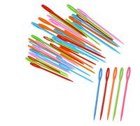 Big Eye Sewing Needle,100 Pieces Plastic Sewing Needles Weaving and Sewing Needle for Children 7cm Hand Sewing Needles for Wool Needlework Sewing Craft and Kids DIY