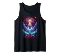 Big Eye Stargaze Cosmic Visionary Mystic Clouds Tank Top