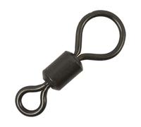 Korda Big Eye Swivel - Premium Carp Fishing Swivel with Anti-Glint Finish, Ideal for Running & Helicopter Rigs - Pack of 10