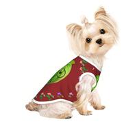 Big Eye Watermelon Pet Breathable Sleeveless T-shirt L for Small Dogs and Cats, Soft, Comfortable, Stylish