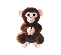 Big-Eyed Monkey Plush Pillow - 27cm Cute Stuffed Monkey Doll, Soft Rag Toy for Children, Birthday Gift for Girls