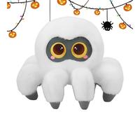 Big Eyed Spider Plush, 11.8 Inch Soft Stuffed Toy for Halloween Decorations and Home Accents, Cozy Decorative Pillow with Charming Look for Nursery Bedroom Sofa Office or Fun