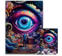 Big Eyes 1000 Piece Jigsaw Jigsaw Puzzles Challenging Brain Teaser, Family Activity, Home Decor, 50x75CM/19.68x29.52inch