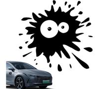 (big eyes, Black) Paint Splatter Car Sticker,Car Stickers Warning Decal | Automotive Stickers, Car Stickers Funny For Kindergarten, Bedroom, Baby Room, Boy's Room