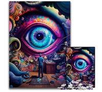 Big Eyes Jigsaw Puzzles 1000 Pieces for Adults cardboard Jigsaw Puzzles for Home Decor & Holiday Fun 26X38CM/10.23x14.96inch
