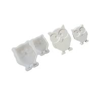 Big Eyes Owl Carving Silicone Mold Soap Making Chocolate Candy Fondant Cake Decoration Cement Clay Mold Silicone Owl Craft