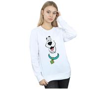 Big Face Sweatshirt Scooby Doo White XL