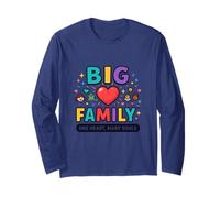 Big Family - One Heart Many Souls Long Sleeve T-Shirt