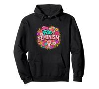 Big Fan of Feminism Floral Human Rights Feminist Equality Pullover Hoodie