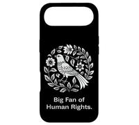 Big Fan Of Human Rights Bird Floral Protest Graphic Message Case for iPhone Air
