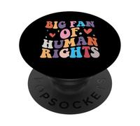 Big Fan Of Human Rights Equal Rights Power Feminist PopSockets Adhesive PopGrip