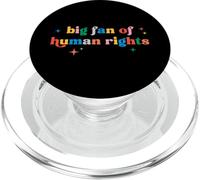 Big Fan Of Human Rights Equality Activist Pride Ally Slogan PopSockets PopGrip for MagSafe