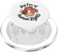 Big Fan of Human Rights Hands Kids PopSockets PopGrip for MagSafe