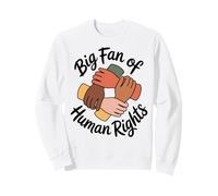 Big Fan of Human Rights Hands Kids Sweatshirt